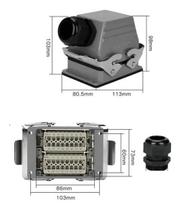 Tomada Elétrica 32 Pinos - Cabo Lateral - 16A (L11) Tomada Elétrica 32 Pinos - Cabo Lateral - 16A (L11)