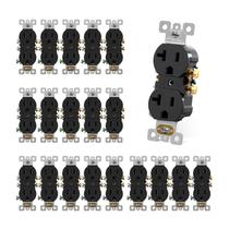 Tomada elétrica AIDA 20A 125V Heavy-Duty, pacote com 20