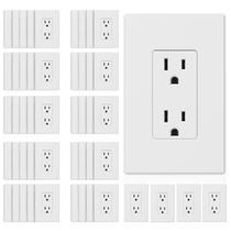 Tomada elétrica de parede ELEGRP 15A 125V, pacote com 50 Tomada elétrica de parede ELEGRP 15A 125V, pacote com 50