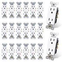 Tomada elétrica de parede ELEGRP 15A 125V Standard, pacote com 20