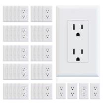 Tomada elétrica de parede ELEGRP 15A 125V Standard, pacote com 50