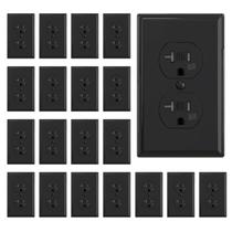 Tomada elétrica de parede ELEGRP Duplex 20A 125V TR WR WR, pacote com 20 Tomada elétrica de parede ELEGRP Duplex 20A 125V TR WR WR, pacote com 20