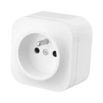 Tomada Elétrica De Superfície Francesa Montada Na Parede 1 2 Gang Interruptor De Luz on off 65x65mm