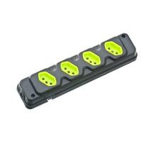 Tomada Elétrica Desmontável Tripolar 2P + T 4 Tomadas 20A/10A