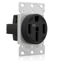 Tomada elétrica ELEGRP NEMA 14-50R WR resistente às intempéries 50A Tomada elétrica ELEGRP NEMA 14-50R WR resistente às intempéries 50A