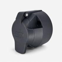 Tomada Elétrica Engate Femea Redonda 6 Polos 12V 24V Preto Tomada Elétrica Engate Femea Redonda 6 Polos 12V 24V Preto