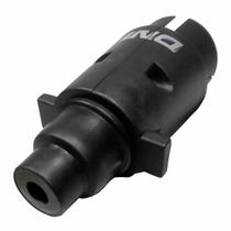 Tomada Eletrica Engate Redonda 6 Polos Macho Nylon Preto 24V Tomada Eletrica Engate Redonda 6 Polos Macho Nylon Preto 24V