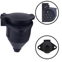 Tomada Elétrica Fêmea 7 Polos Plástico Caminhão Carreta