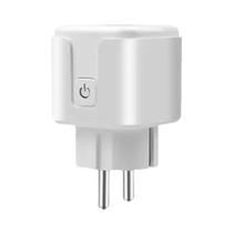 Tomada Elétrica Inteligente 220V 16A Tuya Controle Remoto Sem Fio 3000W Plugue EU FR Monitor De Tomada Elétrica Inteligente 220V 16A Tuya Controle Remoto Sem Fio 3000W Plugue EU FR Monitor De
