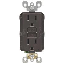 Tomada elétrica Leviton 15A Brown Soft GFCI Safety Tomada elétrica Leviton 15A Brown Soft GFCI Safety