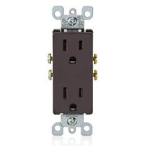 Tomada elétrica Leviton 5325 Brown 15 Amp 125 Volt