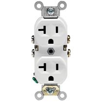 Tomada elétrica Leviton Receptáculo Branco 20A 125V