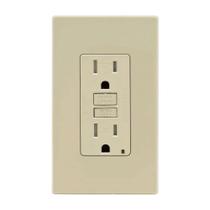 Tomada elétrica Leviton Smartlockpro GFCI 15A 125V Ivory