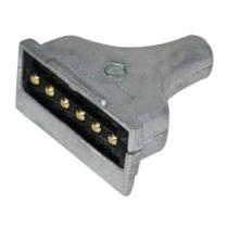 Tomada Eletrica Macho 06 Polos Aluminio Conexao Movel Utilizada No Cavalo Mecanico Tomada Eletrica Macho 06 Polos Aluminio Conexao Movel Utilizada No Cavalo Mecanico