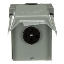 Tomada elétrica Midwest U054P 50A 14-50 RWR 120/240V à prova de intempéries Tomada elétrica Midwest U054P 50A 14-50 RWR 120/240V à prova de intempéries