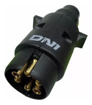 Tomada Elétrica P/ Engate Redonda 6 Polos Macho (móvel) Bivo