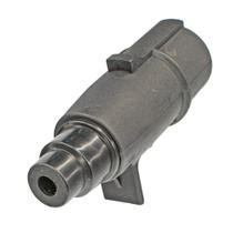 Tomada Elétrica Para Engate 7 Polos Nylon Redondo Macho Tipo S Bivolt - DNI8315