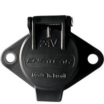 Tomada Elétrica Para Engate Redonda 7 Polos Fixa Fêmea