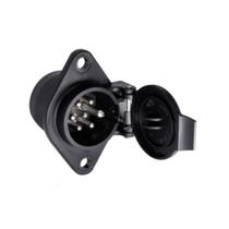 Tomada Eletrica Plaaastica Conexo Referencia Femea 07 Polos Utilizada Em Reboque Semireboque (Conexao Fixa)