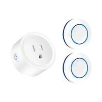 Tomada Elétrica Sem Fio 15A Com Controle Remoto 433MHz 3000W Padrão Americano Para Casa, Luz LED,