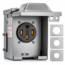 Tomada Elétrica Suplevel 50A Resistente às Intempéries NEMA 14-50R Tomada Elétrica Suplevel 50A Resistente às Intempéries NEMA 14-50R