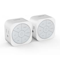 Tomada elétrica Timer Outlet TESSAN Countdown 1875W, pacote com 2
