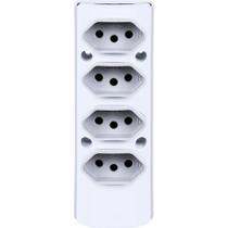 Tomada em Barra 2P+T 4 Entradas 20A com Proteção Bivolt Perplug Tomada em Barra 2P+T 4 Entradas 20A com Proteção Bivolt Perplug