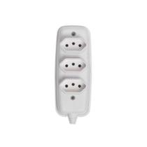 Tomada Em Barra 3 Tomadas 3p 10a - Ilumi Para Instalação Elétrica Tomada Em Barra 3 Tomadas 3p 10a - Ilumi Para Instalação Elétrica