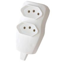 Tomada em barra para extensão 2P+T 20A dupla - FC Tomada em barra para extensão 2P+T 20A dupla - FC