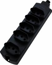 Tomada Em Barra Régua De Tomada 5 Tomadas 2P+T 10A Tomada Em Barra Régua De Tomada 5 Tomadas 2P+T 10A