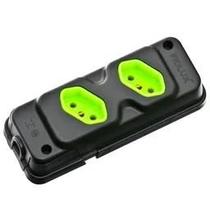 Tomada Em Barra Robust 2 Saídas 20A Tripolar P/ Extensão 2p + T Fiolux