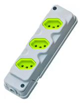 Tomada Em Barra Robust 3 Saídas 20a Tripolar Cinza Tomada Em Barra Robust 3 Saídas 20a Tripolar Cinza