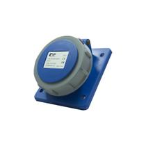 Tomada Embutir 2P+T 16A Azul IP67 - UP Electronic Tomada Embutir 2P+T 16A Azul IP67 - UP Electronic