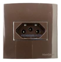 Tomada Embutir Granito Móveis 10a Margirius Furo 60mm 3cores Tomada Embutir Granito Móveis 10a Margirius Furo 60mm 3cores