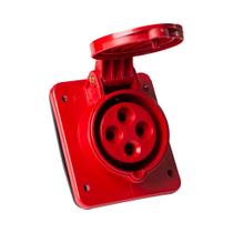 Tomada Embutir Industrial 3P+T 16A 380-415V 6H Vermelha IP44 56255233 Tramontina Tomada Embutir Industrial 3P+T 16A 380-415V 6H Vermelha IP44 56255233 Tramontina