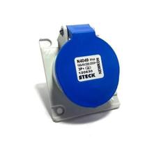 Tomada Embutir Newkon 3P+ T 16A 200/250V 9H Ip44 Az Steck