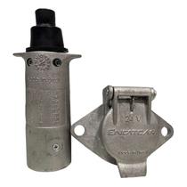 Tomada Engate 7 Polos Alumínio Comp Volvo Scania Completa Tomada Engate 7 Polos Alumínio Comp Volvo Scania Completa