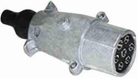 Tomada Engate Redonda 7 Polos Alumínio Volvo Scania Macho Tomada Engate Redonda 7 Polos Alumínio Volvo Scania Macho