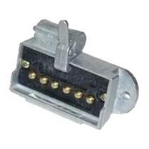 Tomada Engate Retangular 6 Pinos Aluminio 24 V Femea