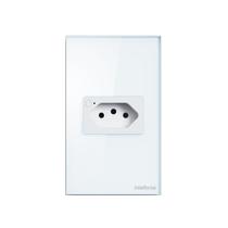 Tomada ets 1001 inteligente wi-fi izy branca intelbras