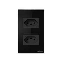 Tomada ets 1002 dupla smart wi-fi 10a preto alexa/google