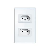 Tomada ets 1002 inteligente wi-fi izy branca intelbras