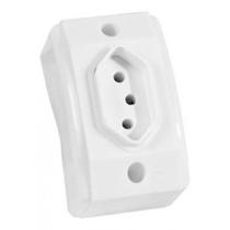 Tomada Externa 10A Branco - Perlex