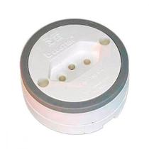 Tomada Externa Blister Luster 2 Polos+Terra 10A. Grande Branca