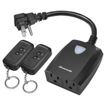 Tomada externa de controle remoto sem fio DEWENWILS 15A Tomada externa de controle remoto sem fio DEWENWILS 15A