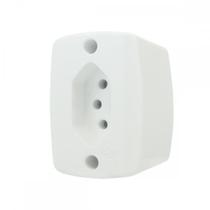 Tomada Externa Ilumi 2 Polos +Terra 10A Branca 16516Pct - Kit C/10