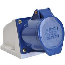 Tomada Externa Jng 2 Polos +Terra 32A 220V Azul 52862 Tomada Externa Jng 2 Polos +Terra 32A 220V Azul 52862