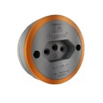 Tomada Externa Redonda 2P + T 10A 250V - Luster