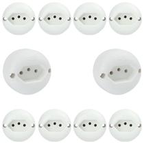 Tomada Externa Redonda 2p+t Nbr 250v 10A Com Inmetro