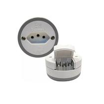 Tomada Externa Sobrepor 2P+T 10A Branco - Luster